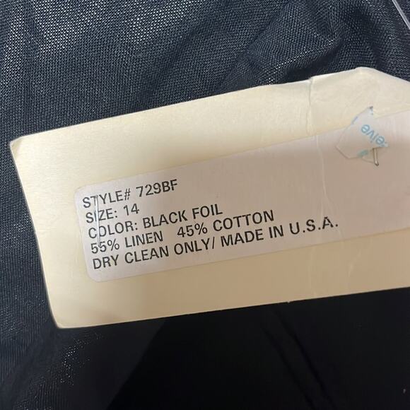 NWT Randy Kemper Linen Blend Pants L - Picture 3 of 3